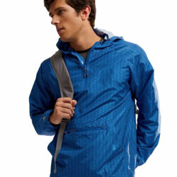 Men's Range Hooded Packable Quarter-Zip Jacket Thumbnail