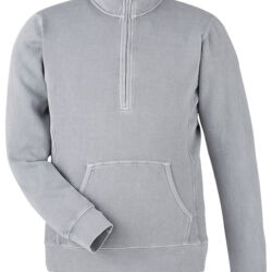 Unisex Pigment-Dyed Fleece Quarter-Zip Pullover Thumbnail