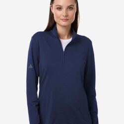 Women's Textured Stripe Quarter-Zip Pullover Thumbnail