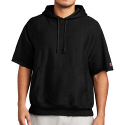 Reverse Weave ® Short Sleeve Hooded Sweatshirt Thumbnail