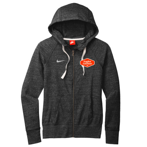 *DR Lacrosse  - Ladies Gym Vintage Full Zip Hoodie Thumbnail