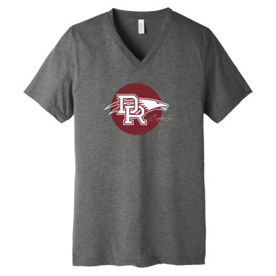 *DR Lacrosse  - Unisex Triblend Short Sleeve V Neck Te Thumbnail