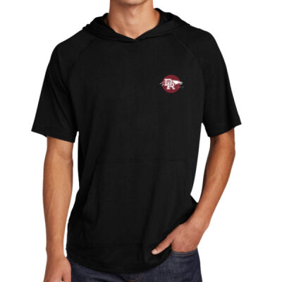 *DR Lacrosse  - PosiCharge ® Tri Blend Wicking Short Sleeve Hoodie Thumbnail