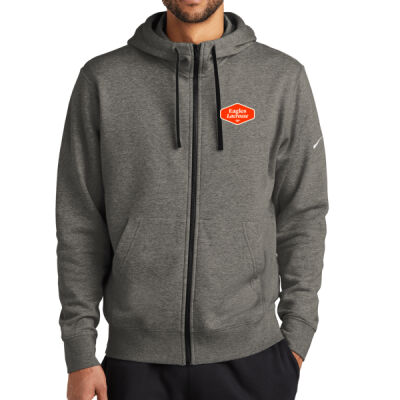 *DR Lacrosse  - Club Fleece Sleeve Swoosh Full Zip Hoodie Thumbnail