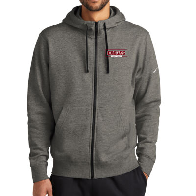 *DR Lacrosse  - Club Fleece Sleeve Swoosh Full Zip Hoodie Thumbnail