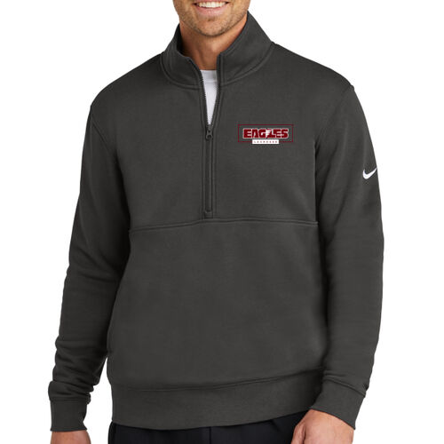 *DR Lacrosse  - Club Fleece Sleeve Swoosh 1/2 Zip Thumbnail