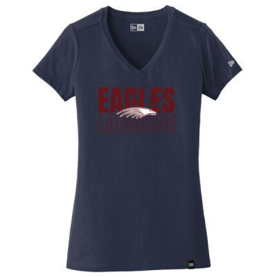 *DR Lacrosse  - Ladies Heritage Blend V Neck Tee Thumbnail
